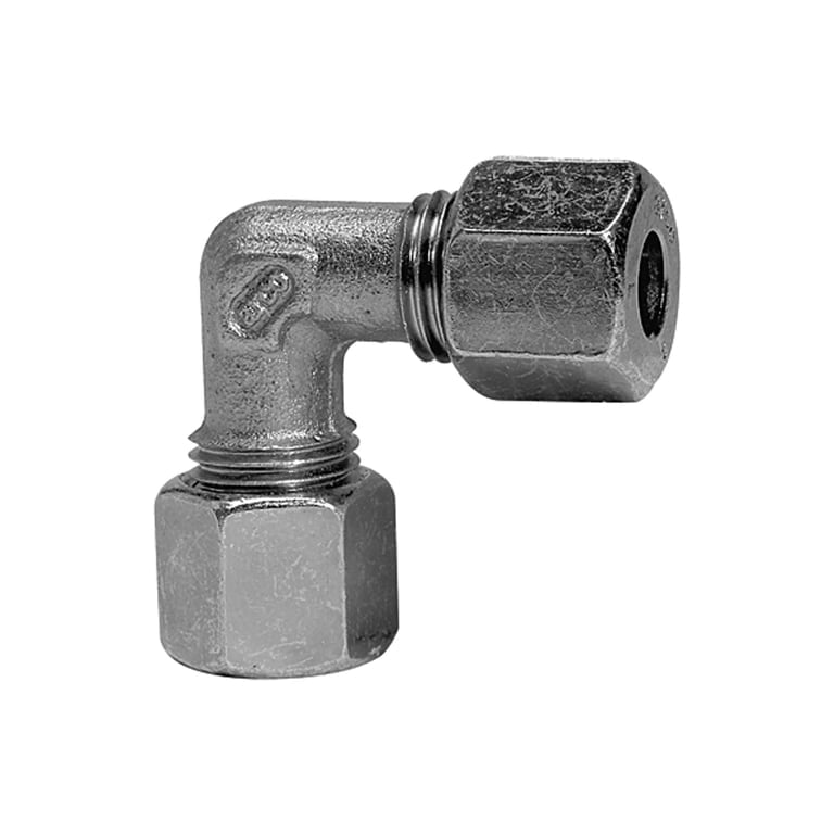Riegler 112164 Winkel-Verschraubung, Rohr-Außen-Ø 22 mm, Stahl verzinkt - Bild 1