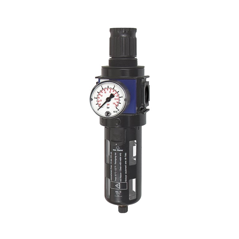 Riegler 124782 Filterregler »variobloc« mit PC-Behälter, Schutzkorb, BG 1, G 3/8 - Bild 1
