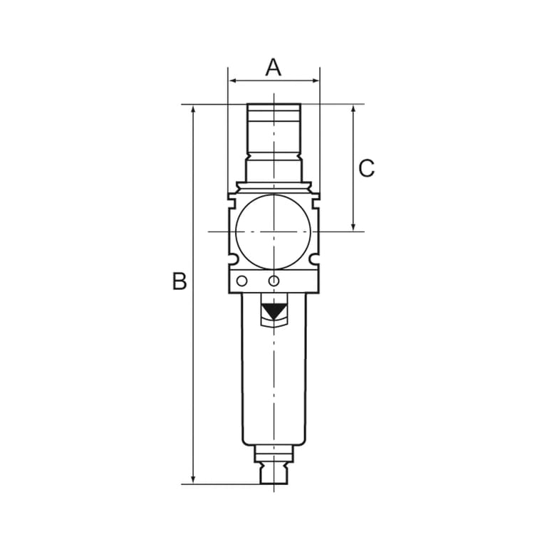 Riegler 124782 Filterregler »variobloc« mit PC-Behälter, Schutzkorb, BG 1, G 3/8 - Bild 2