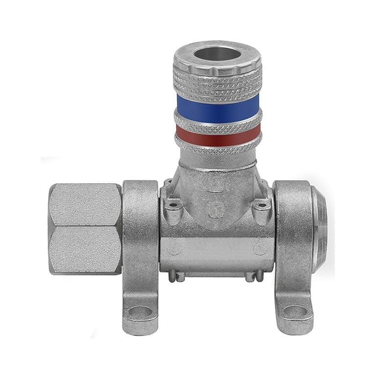 Riegler 107399 Druckluftverteiler »Multi-Link«, 2 Sicherheitskupplungen NW 7,6 - Bild 1