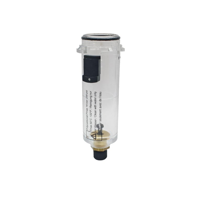 Riegler 100689 Polycarbonatbehälter mit Handablassventil, BG 2