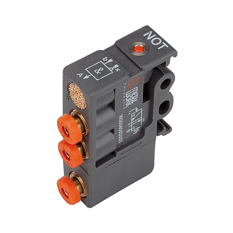Riegler 106707 Pneumatik Logikelement, NOT, Technopolymer, DN 2,7 - Bild 1