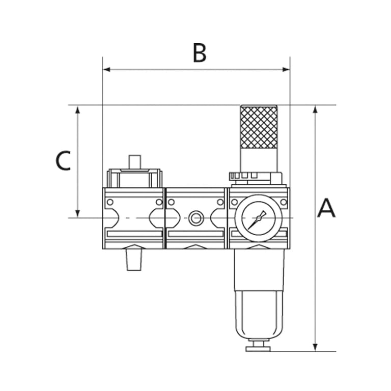 Riegler 100600 Wartungsstation SAFETY »multifix«, KH-AV-FR, HA, BG 3, G 1/2 - Bild 2