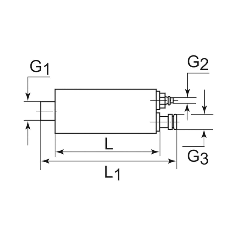 Riegler 108432 Druckschalter, Stecker M8, 4-polig,  G 1/8 AG, M5 IG, M8x1 AG - Bild 2