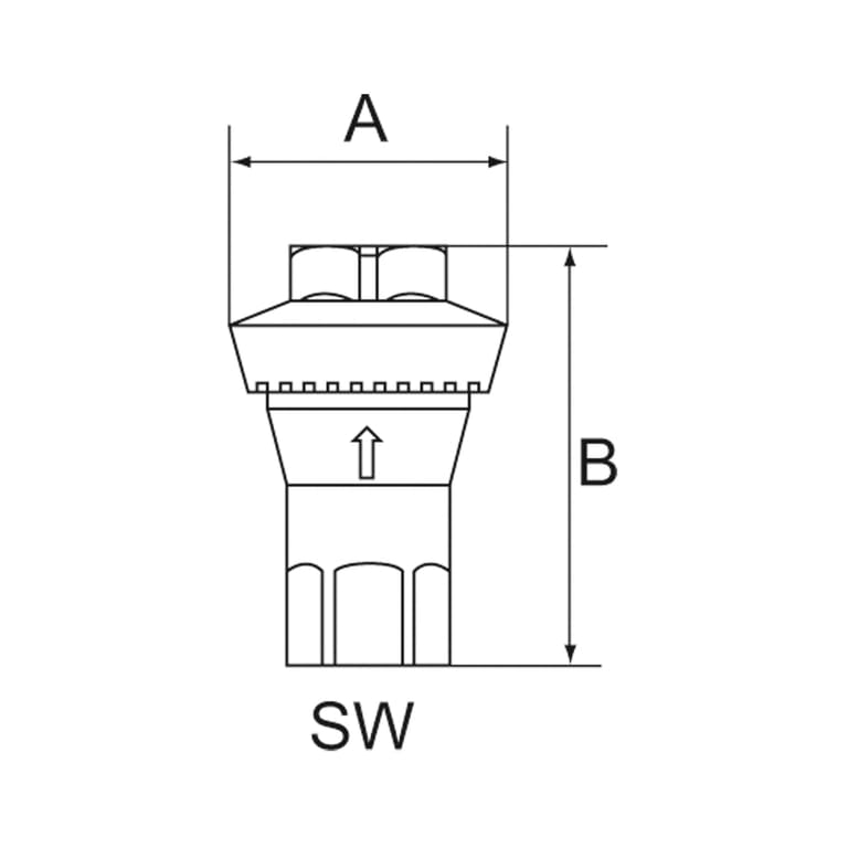Riegler 101494 Inline-Druckregler, 2 x IG, ohne Sekundärentlüftung, G 1/4, 1 bar - Bild 2