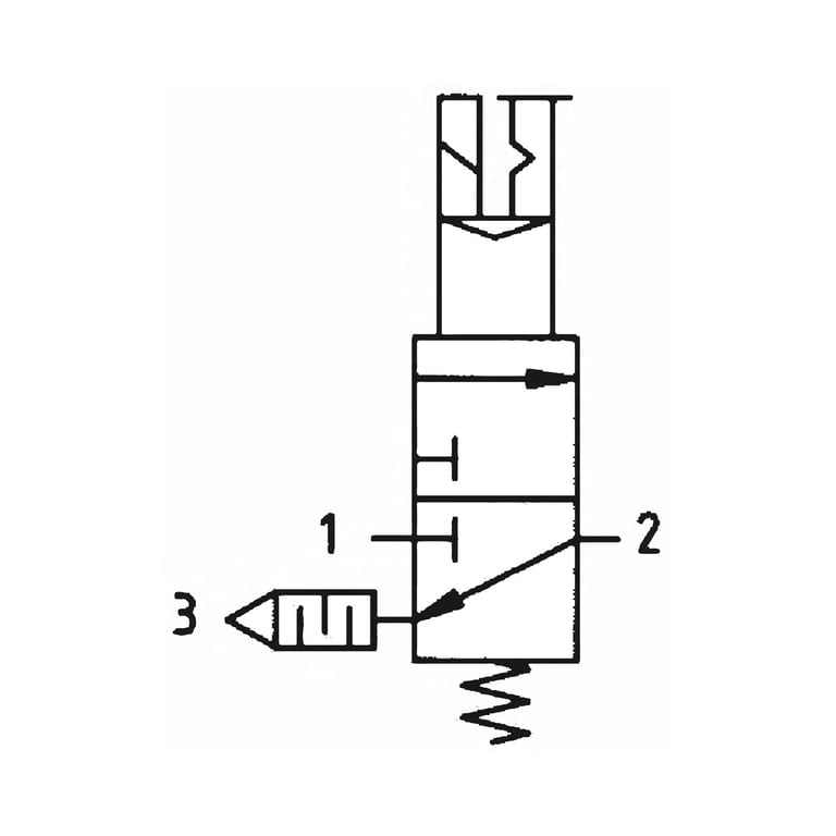 Riegler 100618 Schaltventil (3/2-Wegeventil) »multifix«, 230 V AC, BG 1, G 1/4 - Bild 3