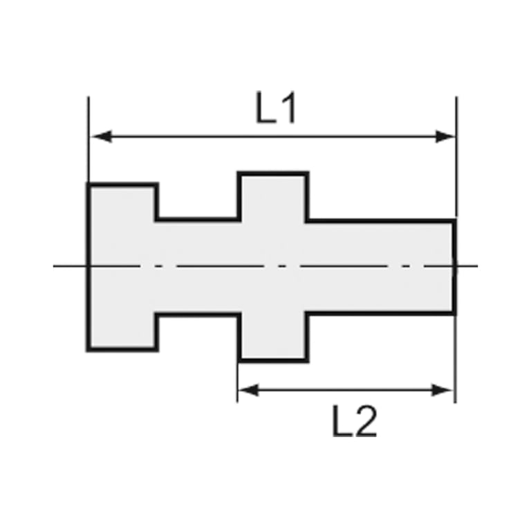 Riegler 138495 Schottverschraubung, M28x1,5 a., G 1/2 i., Messing vernickelt - Bild 2