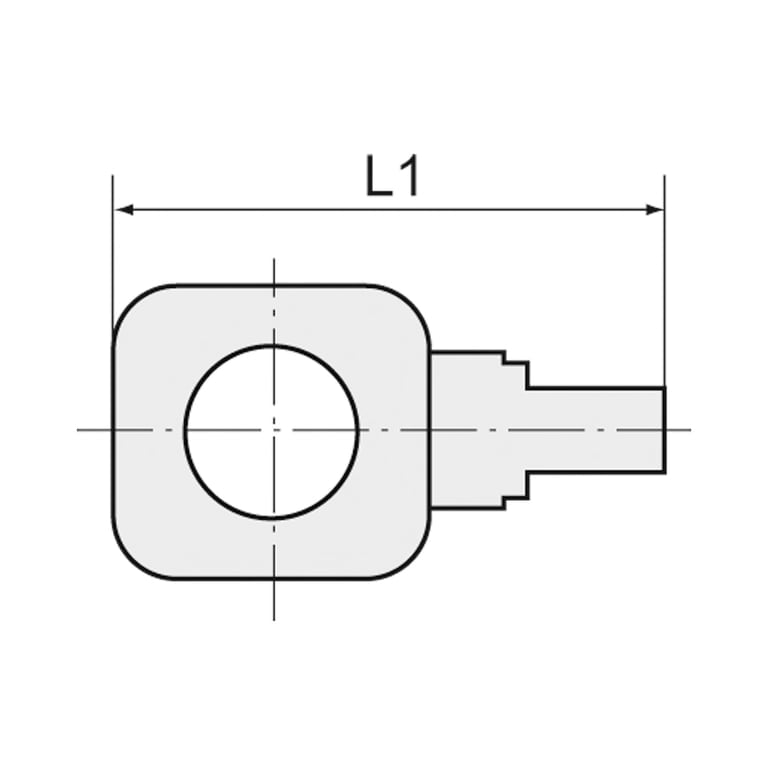 Riegler 110760 Einfach-Ringstutzen, für G 1/8, für Schlauch 8/6 mm, POM - Bild 2